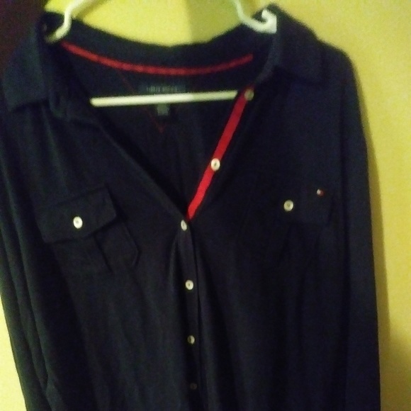 Thrifted Tommy Hilfiger Button Up - Picture 3 of 5